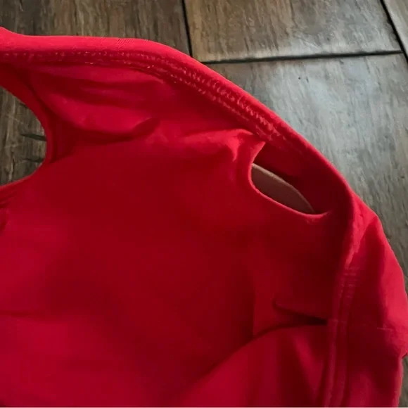 NWT Everlane The Square Neck One Piece Red Swimsuit Size XXL Bathingsuit - Picture 8 of 11